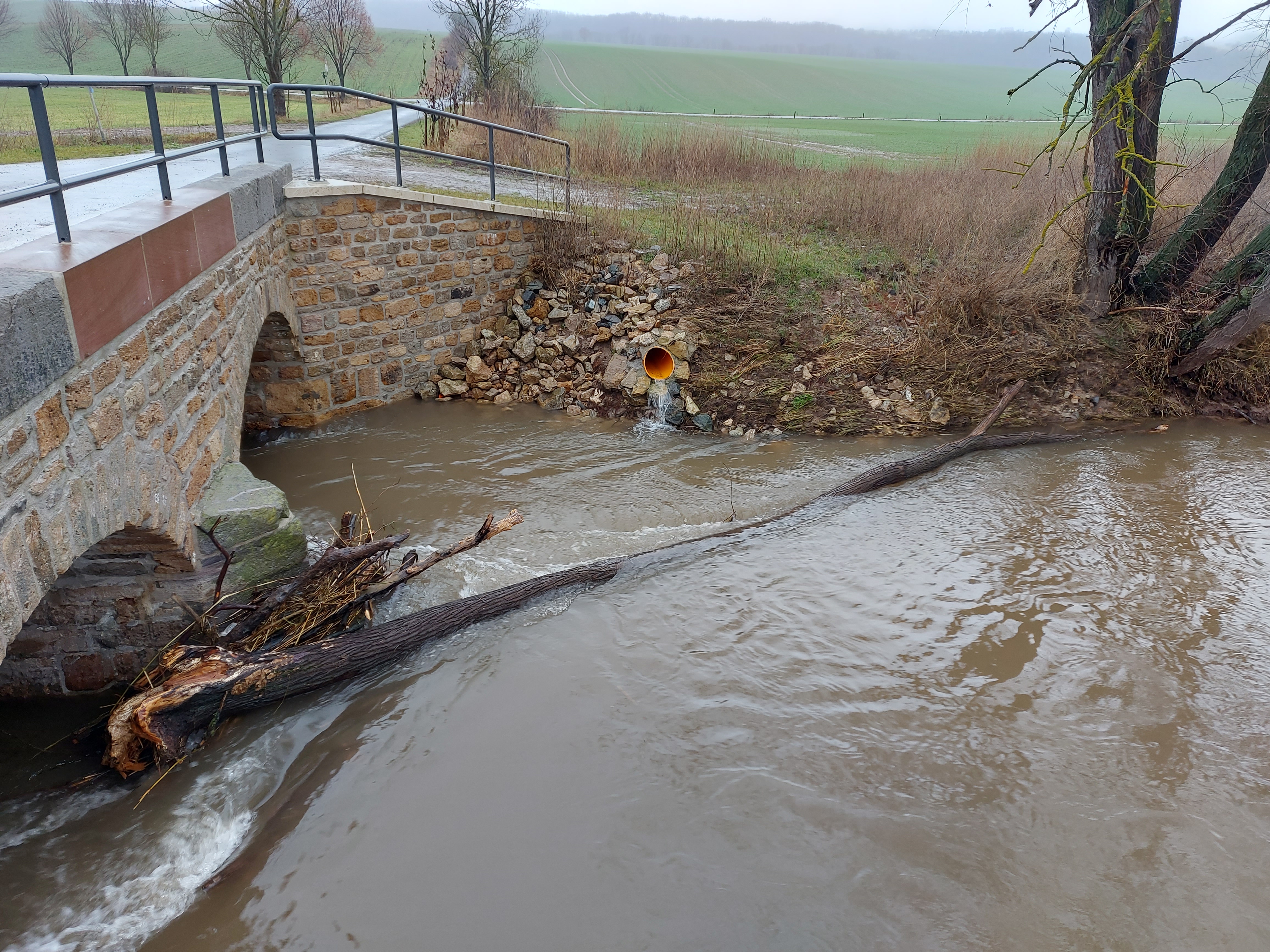 2020 - 2023 sanierte Wipperbrücke in Bilzingsleben  